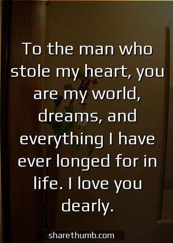 love heart touching quotes for him
